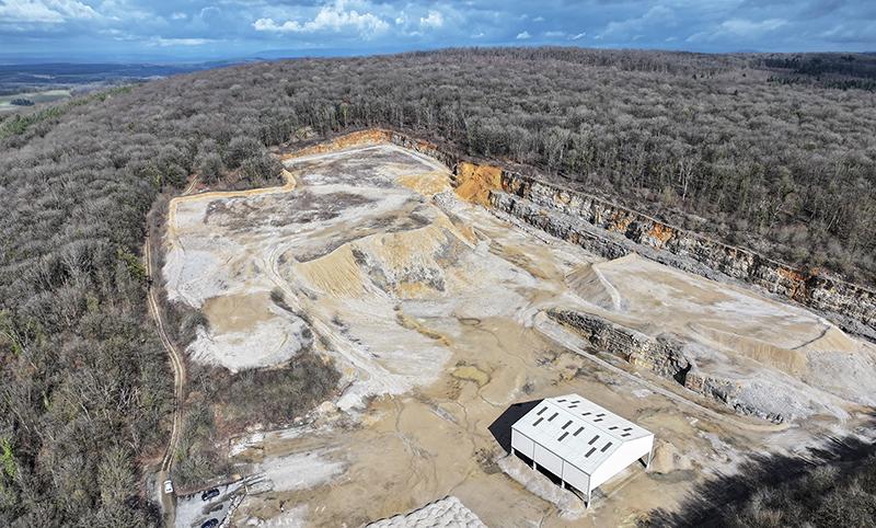 Parc pv des roches bleues vue drone 26 02 25